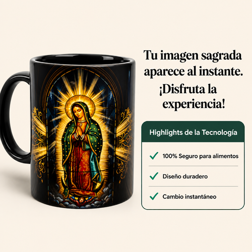 Taza reveladora Virgen de Guadalupe