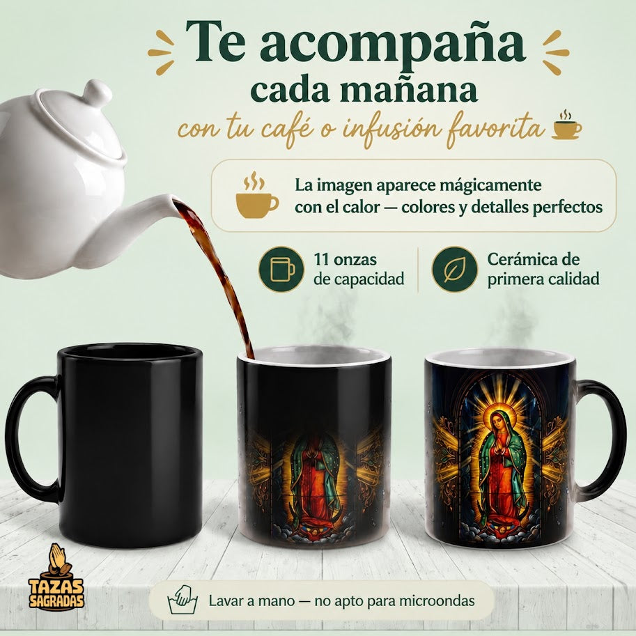 Taza reveladora Virgen de Guadalupe
