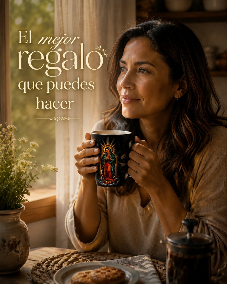 Taza reveladora Virgen de Guadalupe